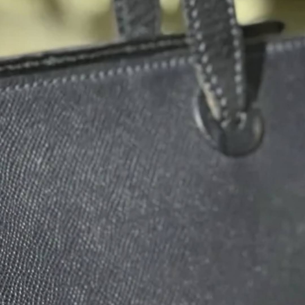 Authentic Chanel Black Leather Tote Bag - Picture 15 of 16